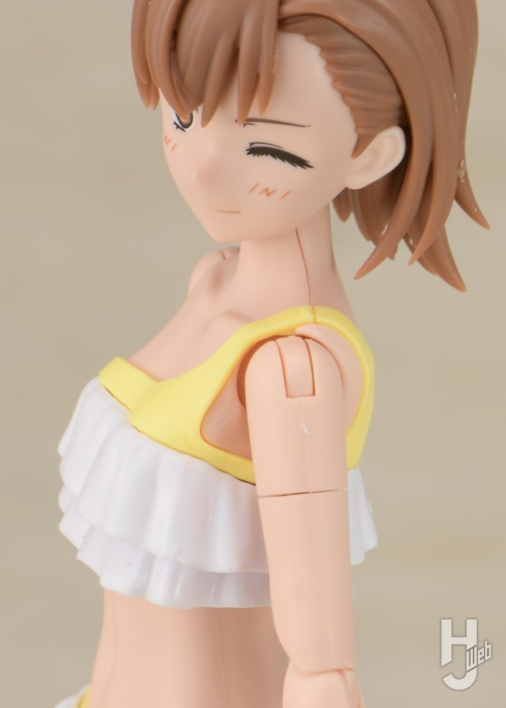 御坂美琴のプラモデルのパーツ処理前の画像その3