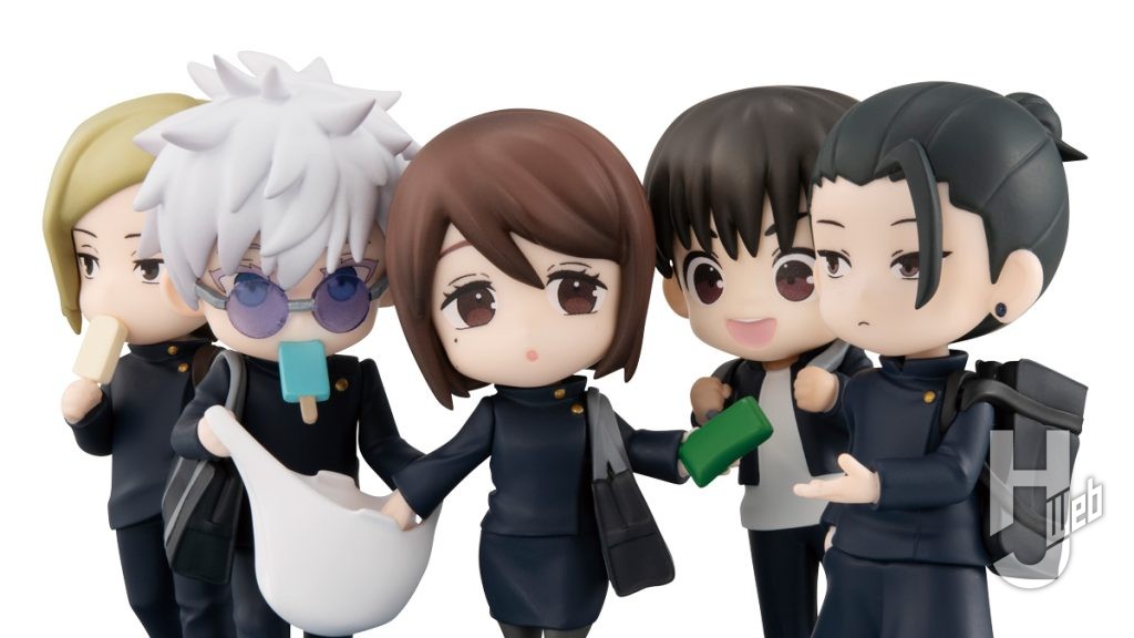 呪術高専の生徒のデフォルメフィギュアのアップ画像その1