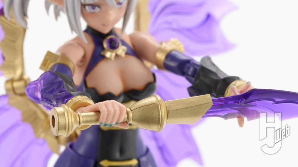 闇妖精騎士グリムリンデのプラモデルのアップ画像その2