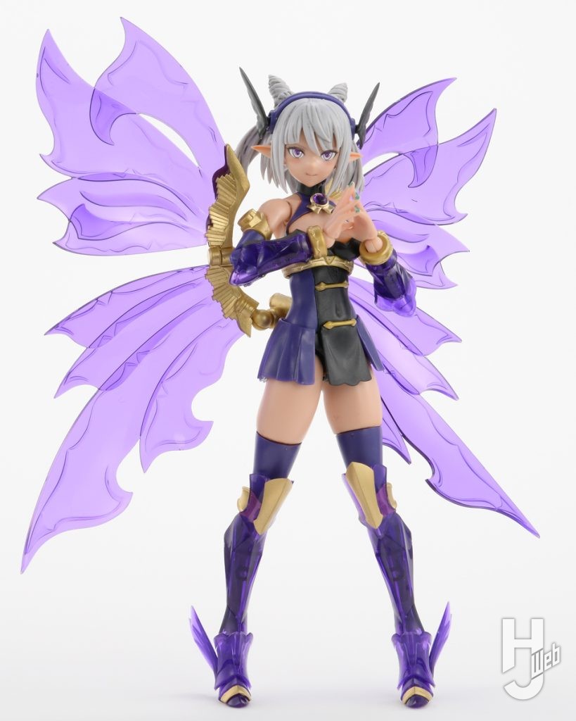 闇妖精騎士グリムリンデのプラモデルの全体画像