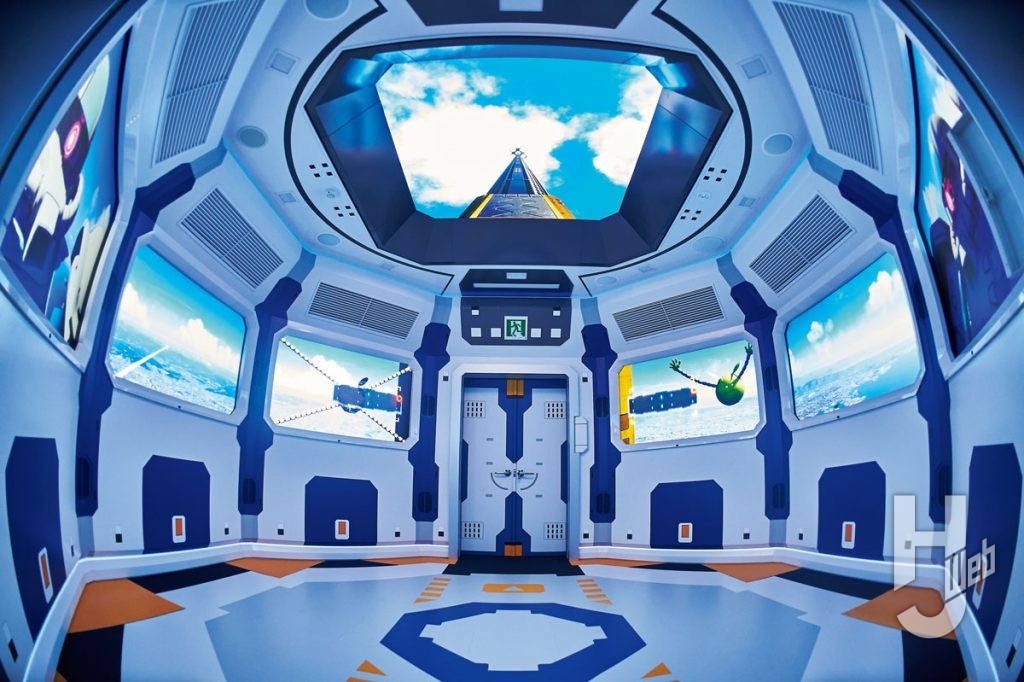 「ガンダムパビリオン」スタージャブロー内