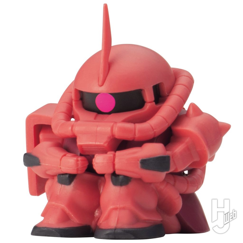 シャア専用ザクのまちぼうけミニチュアフィギュアの画像