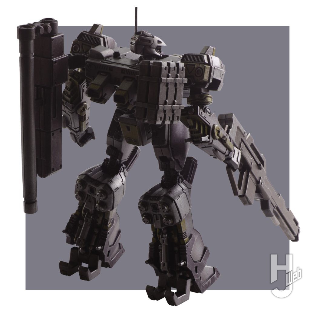 クロームXCA-00アンファングのプラモデルの全体画像