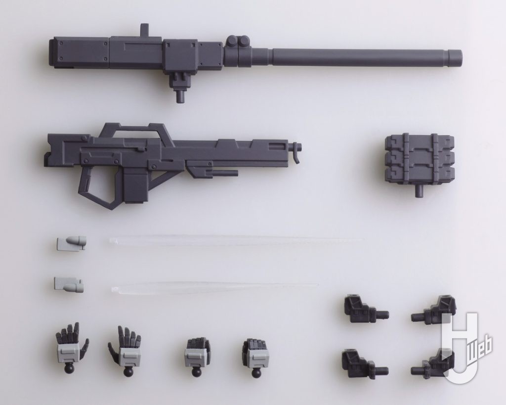 クロームXCA-00アンファングのプラモデルのパーツの画像