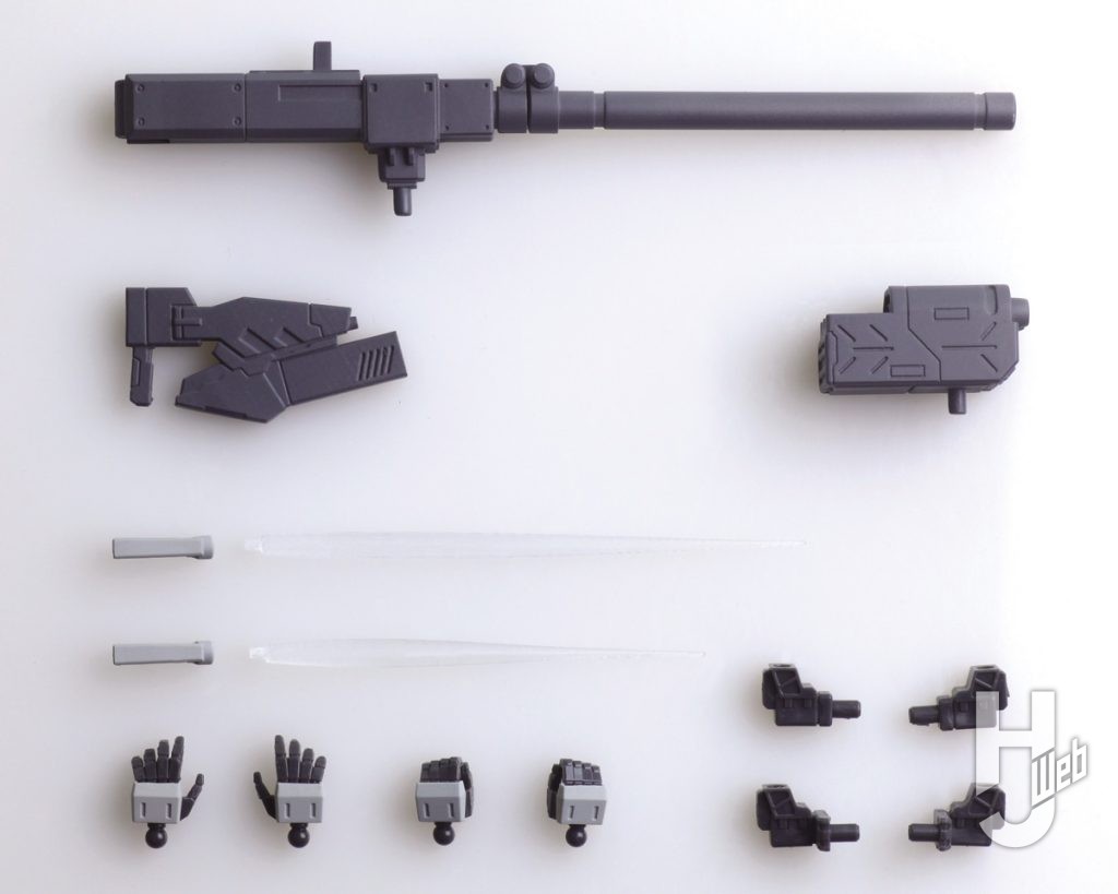 ナインボールのプラモデルのパーツの画像