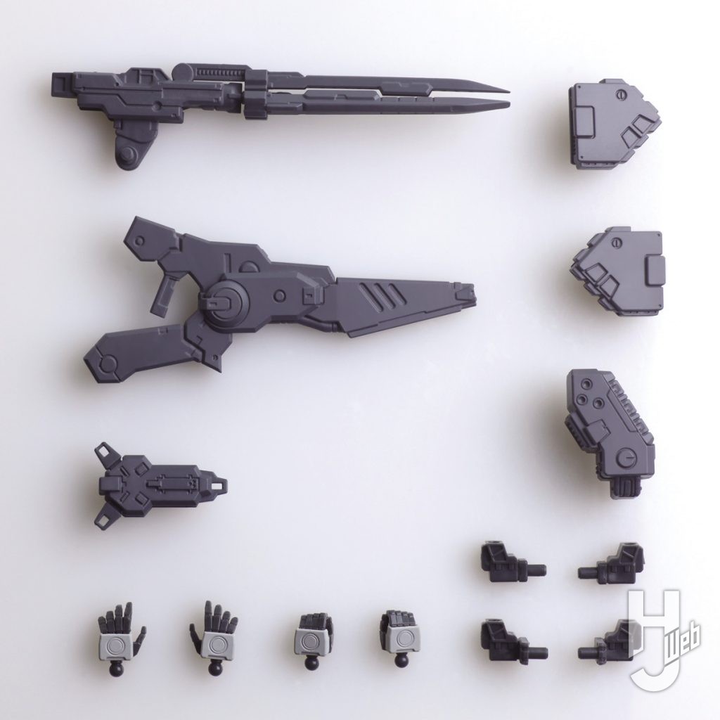 ジオ・マトリクスZCL-XA/2のプラモデルのパーツの画像