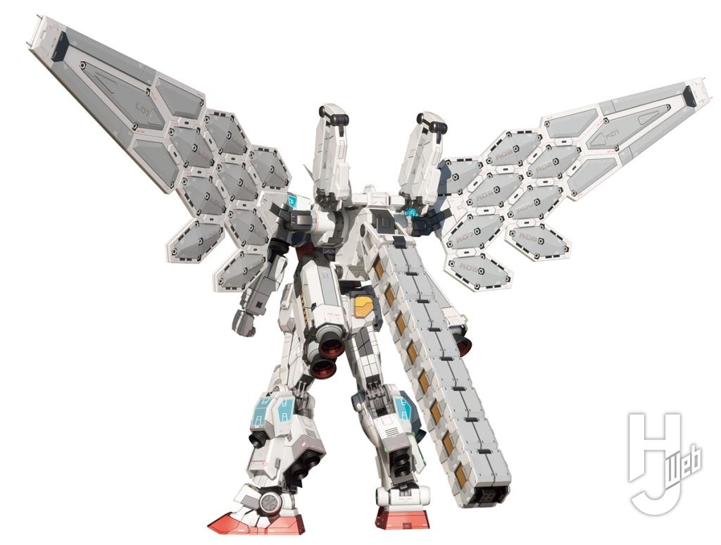 RX-78F00/E ガンダム　背面