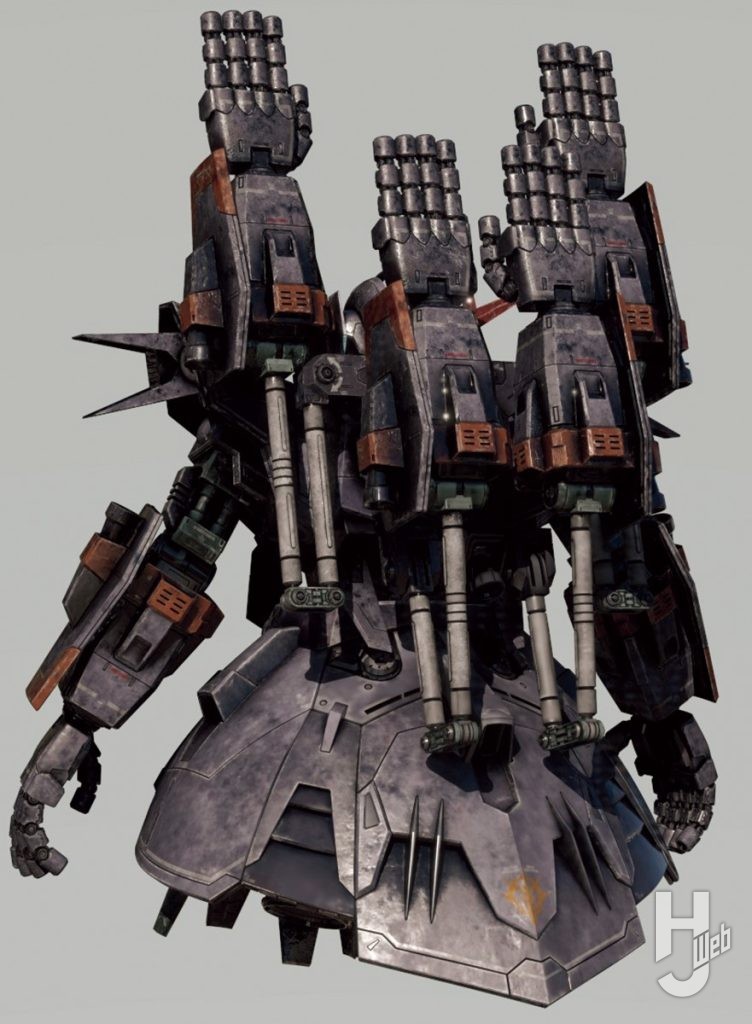 MSN－X17　ジオング タイプMA　背面