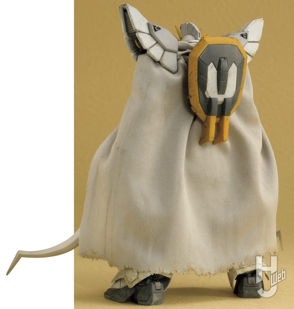 ガンダムサンドロック マントあり 後ろ