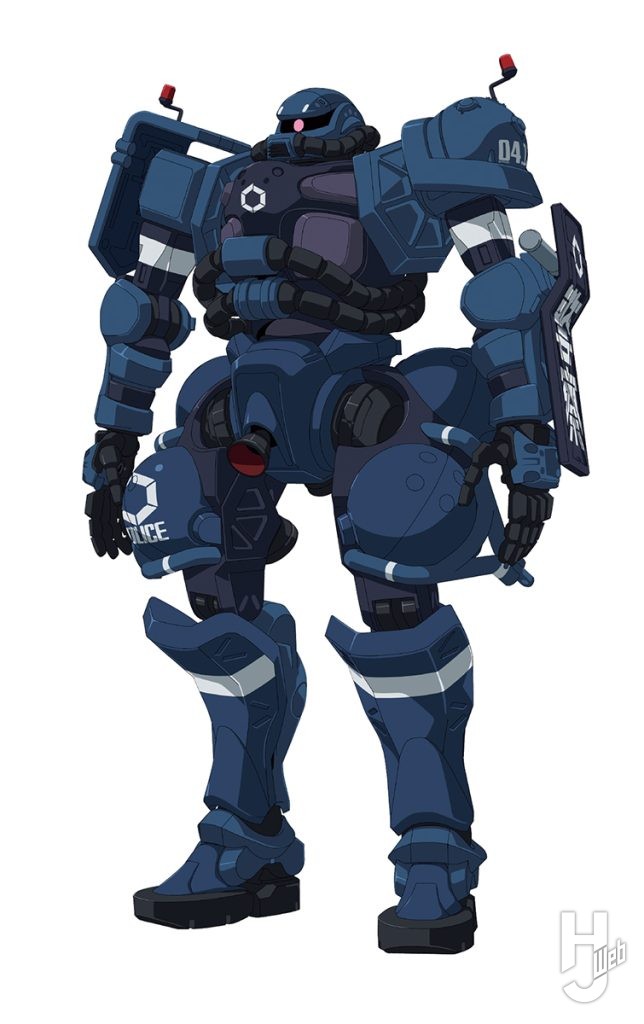 『機動戦士Gundam GQuuuuuuX（ジークアクス）』設定画軍警ザク