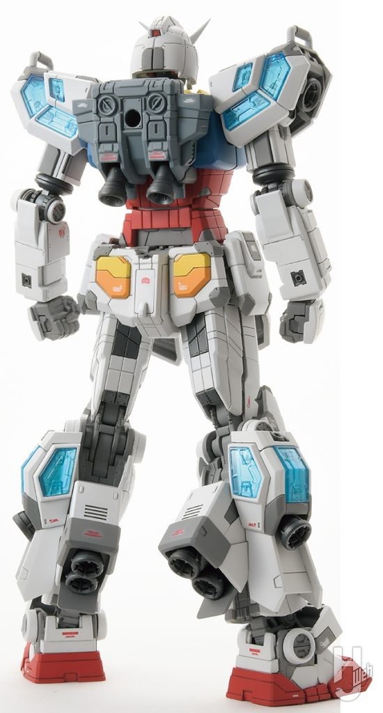 JUNIII製作「RX-78F00/E ガンダム EX-001 グラスフェザー装備」武装脱背面