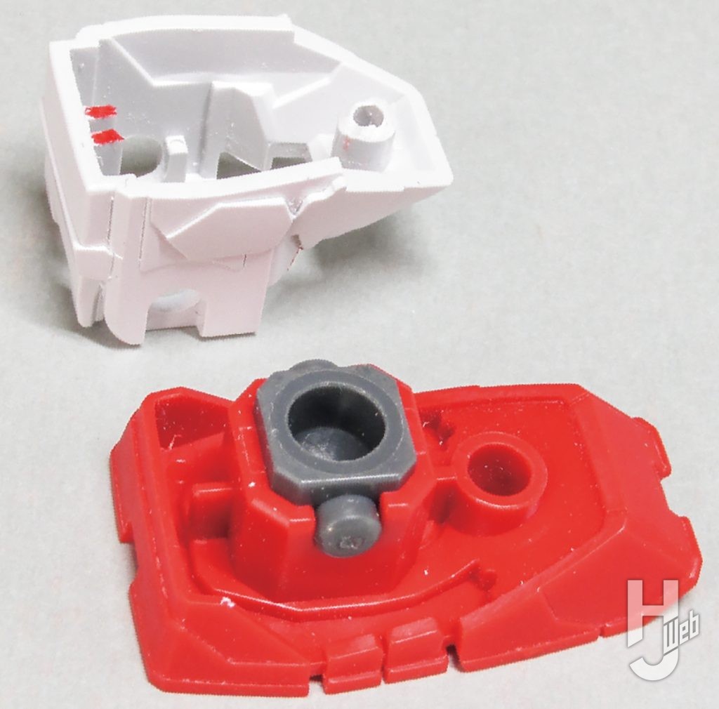 JUNIII製作「RX-78F00/E ガンダム EX-001 グラスフェザー装備」製作途中クツ