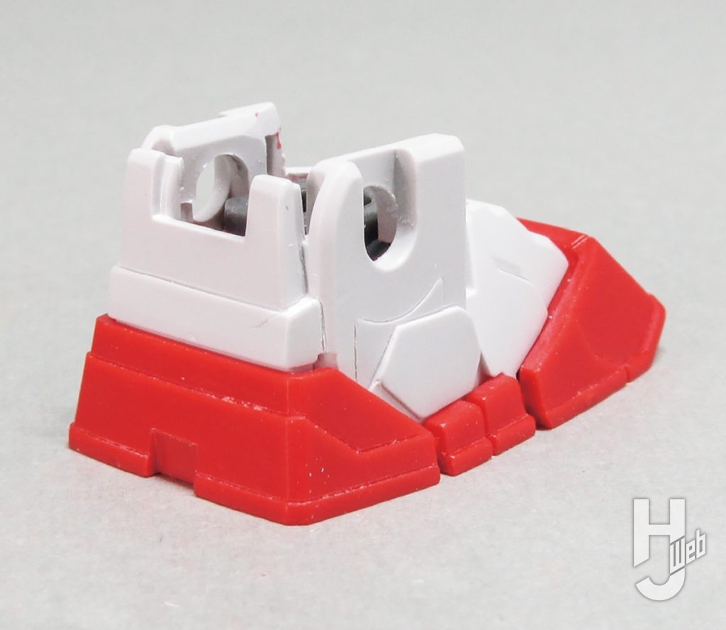 JUNIII製作「RX-78F00/E ガンダム EX-001 グラスフェザー装備」製作途中クツ2
