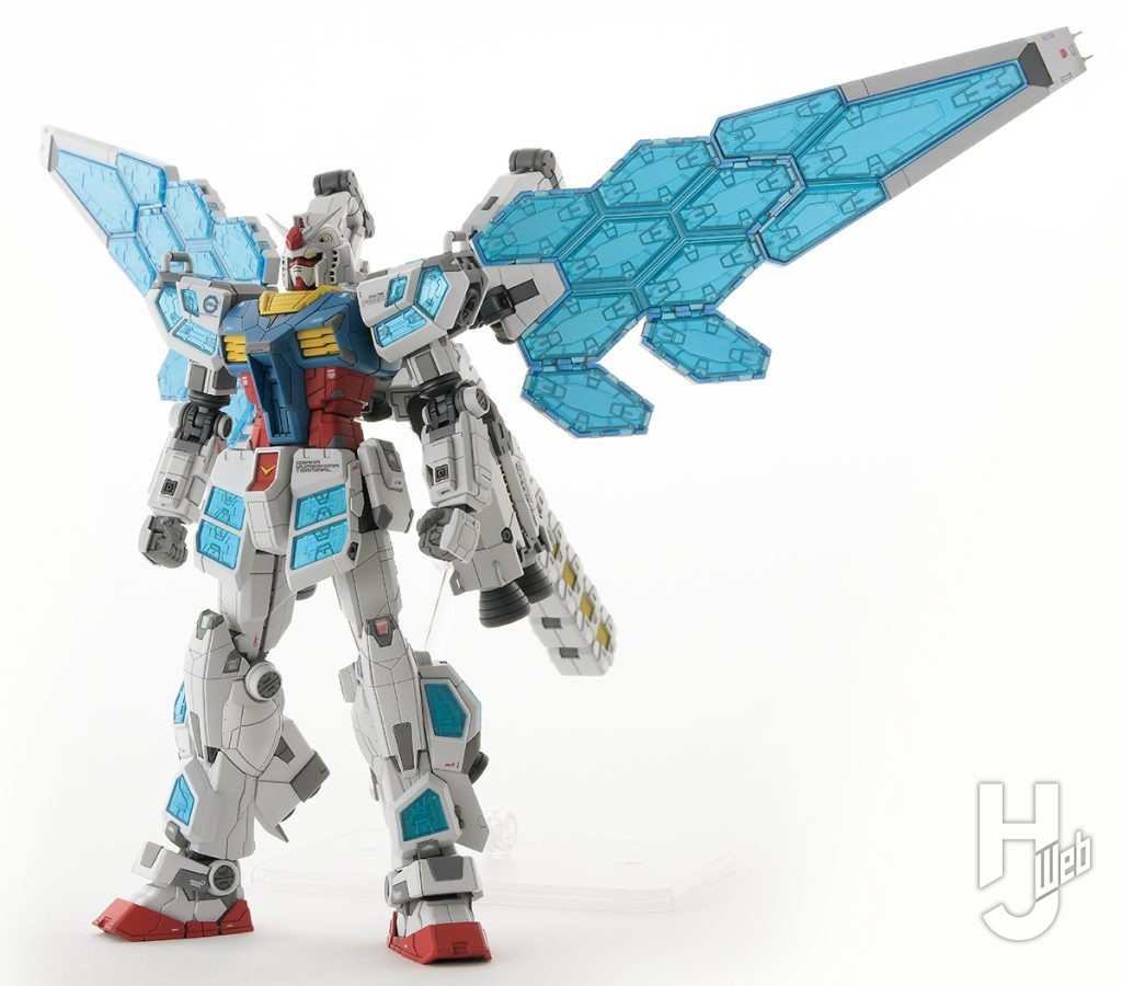 JUNIII製作「RX-78F00/E ガンダム EX-001 グラスフェザー装備」