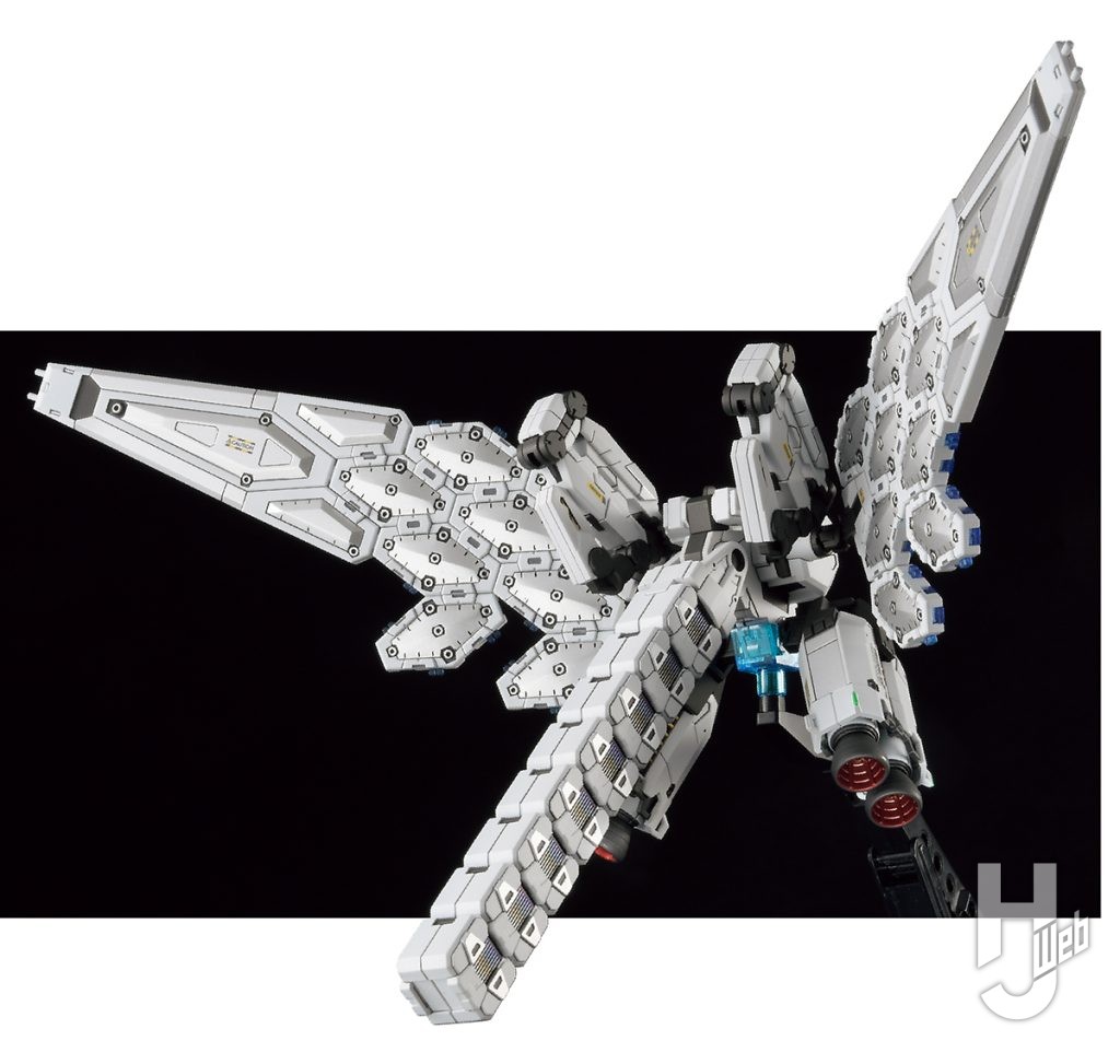 TONKA製作「ガンダム EX-001 グラスフェザー装備（宇宙機器イメージカラー）」グラスフェザーのみ背面