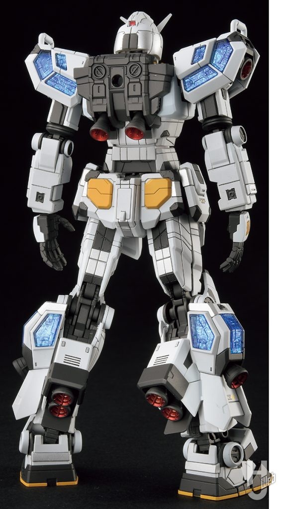 TONKA製作「ガンダム EX-001 グラスフェザー装備（宇宙機器イメージカラー）」武装類脱背面