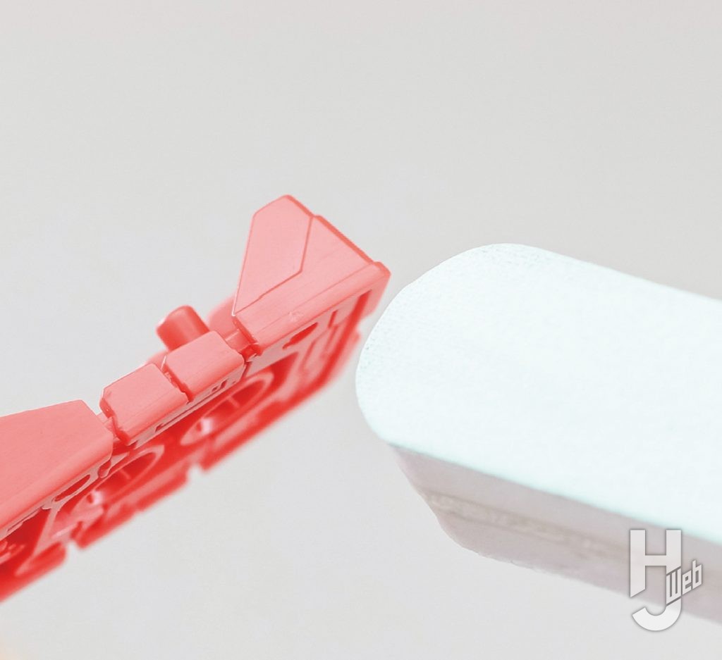 哀川和彦製作「RX-78F00/E ガンダムグラスフェザー装備」ゲート処理2