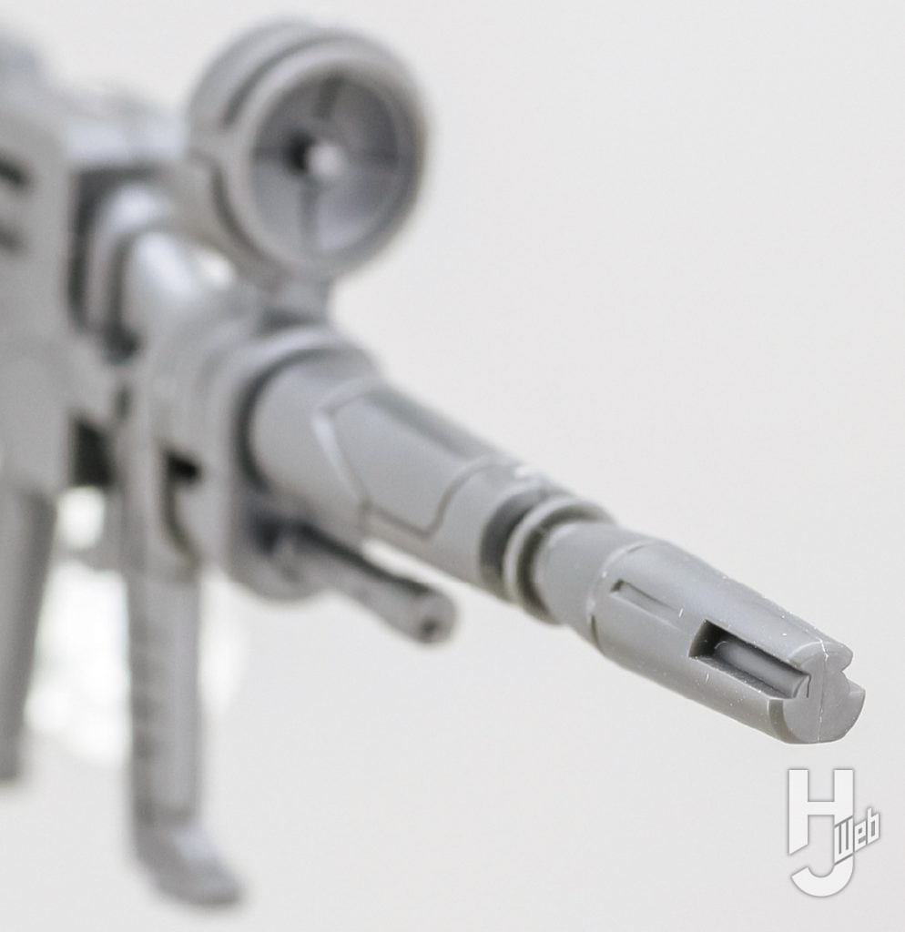 哀川和彦製作「RX-78F00/E ガンダムグラスフェザー装備」銃口開口工作