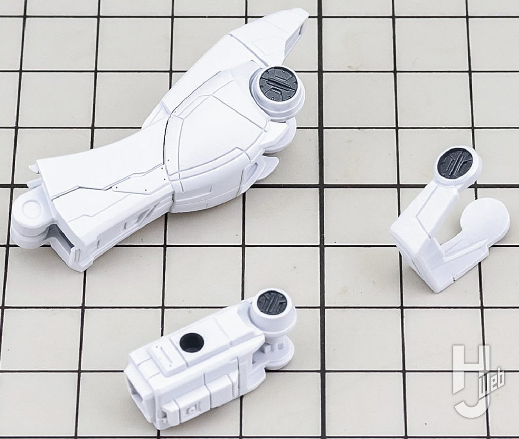 哀川和彦製作「RX-78F00/E ガンダムグラスフェザー装備」水性塗料塗装4