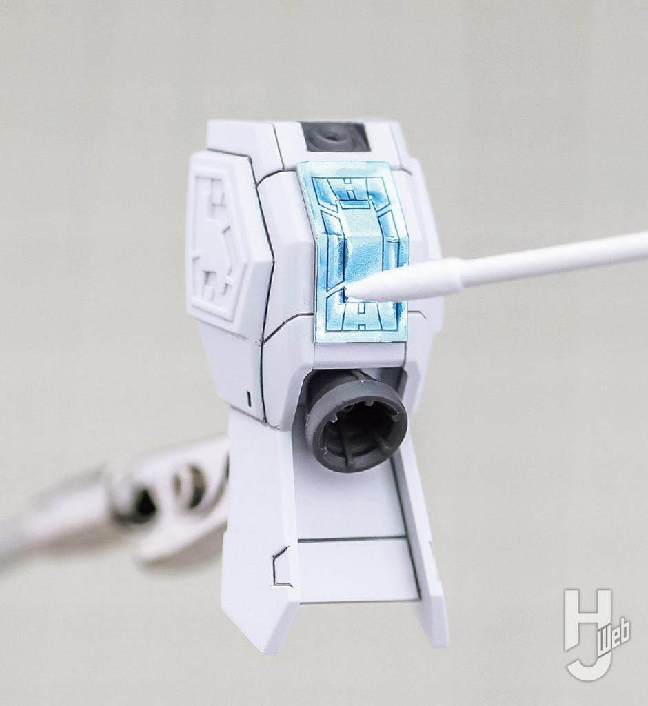 哀川和彦製作「RX-78F00/E ガンダムグラスフェザー装備」シール貼り3