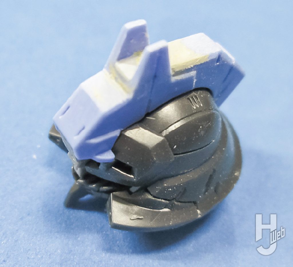 渡辺圭介製作「ガンダム・ヴィダール」頭部製作途中
