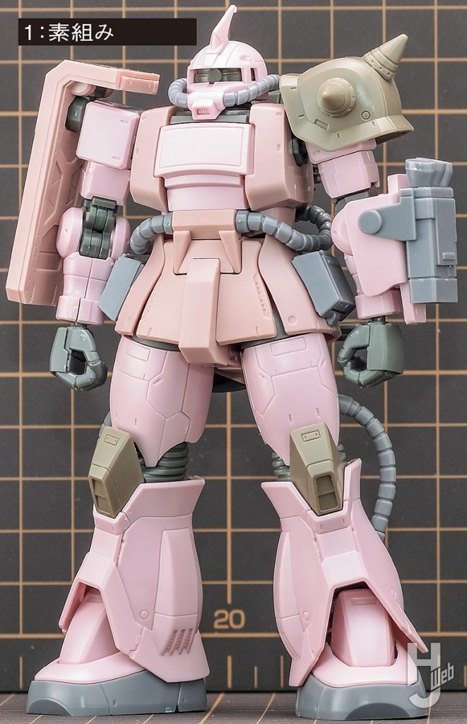 ほりきち製作「ザク・デザートタイプ ピンクパンサー隊機」素組み