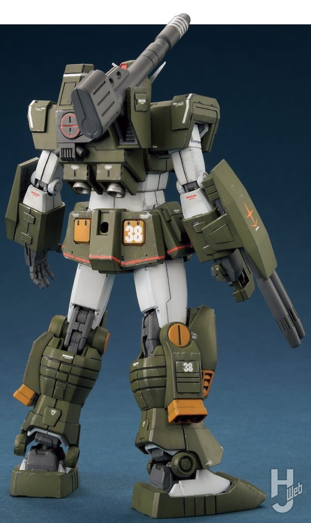 長徳佳崇製作「バストライナー」HG フルアーマーガンダム背面