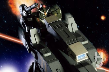 MS用補助兵器「バストライナー」をディテールアップとまだら塗装で、約28cmのビッグサイズモデルの巨大感をさらに演出!【マシンビルドシリーズ】