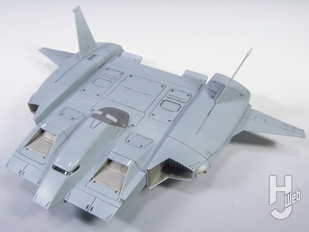 仲井望製作「強化型ムーンガンダム」ド・ダイ製作途中凸モード