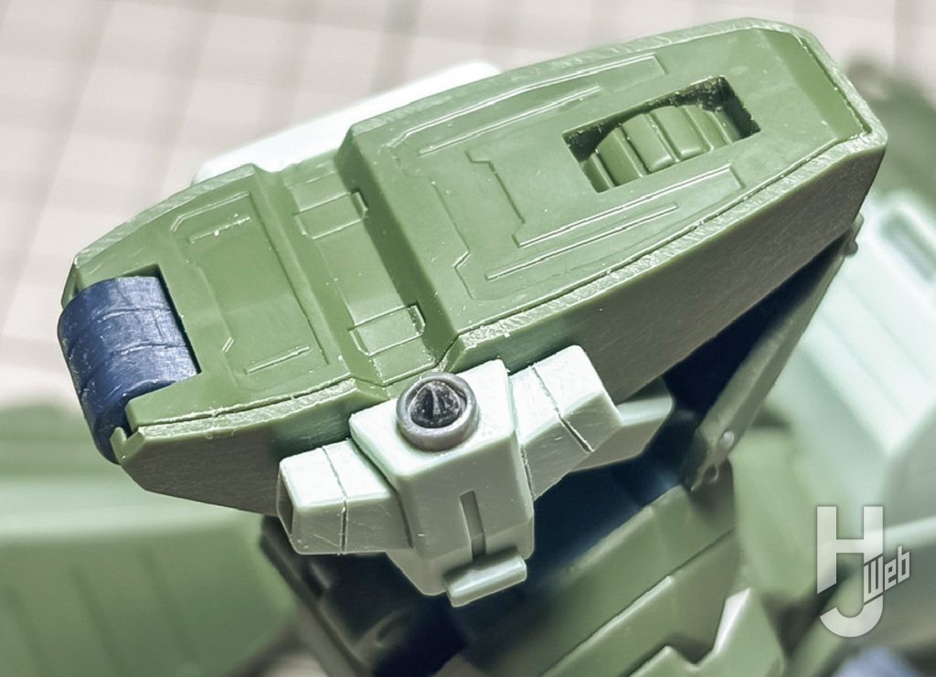 不破優製作「HG スコープドッグターボカスタム」靴裏製作途中