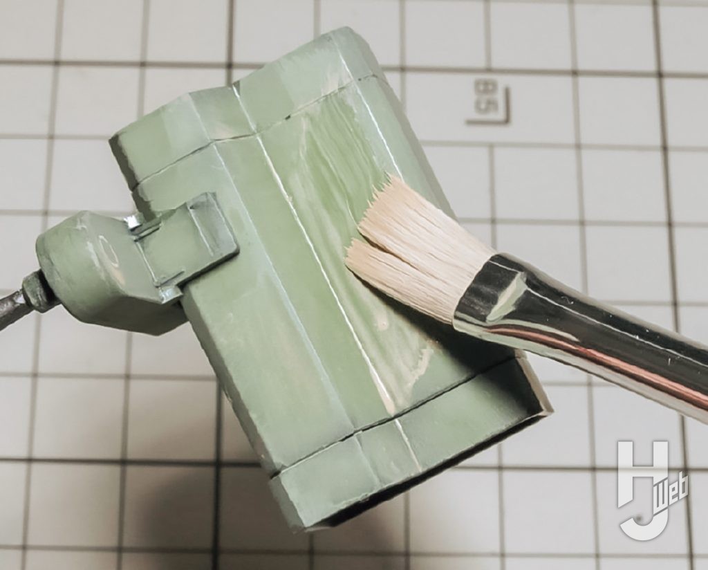 不破優製作「HG スコープドッグターボカスタム」仕上げ汚し塗装2
