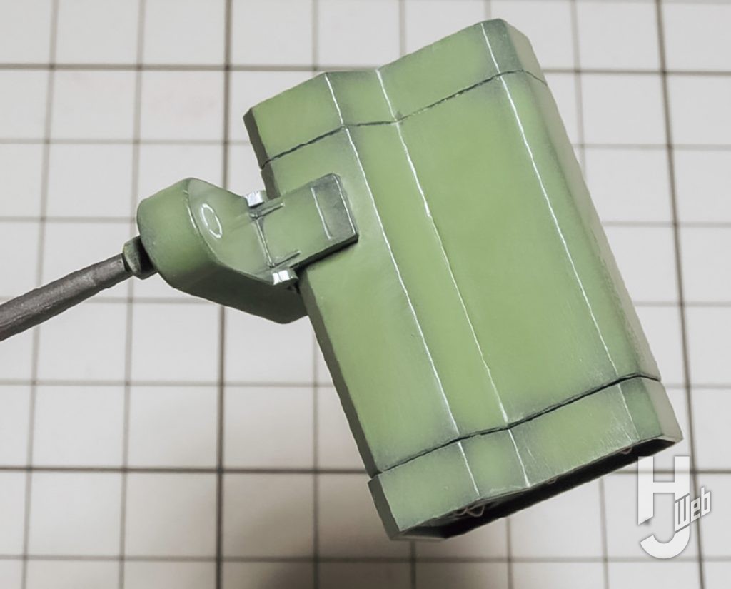 不破優製作「HG スコープドッグターボカスタム」仕上げ汚し塗装4