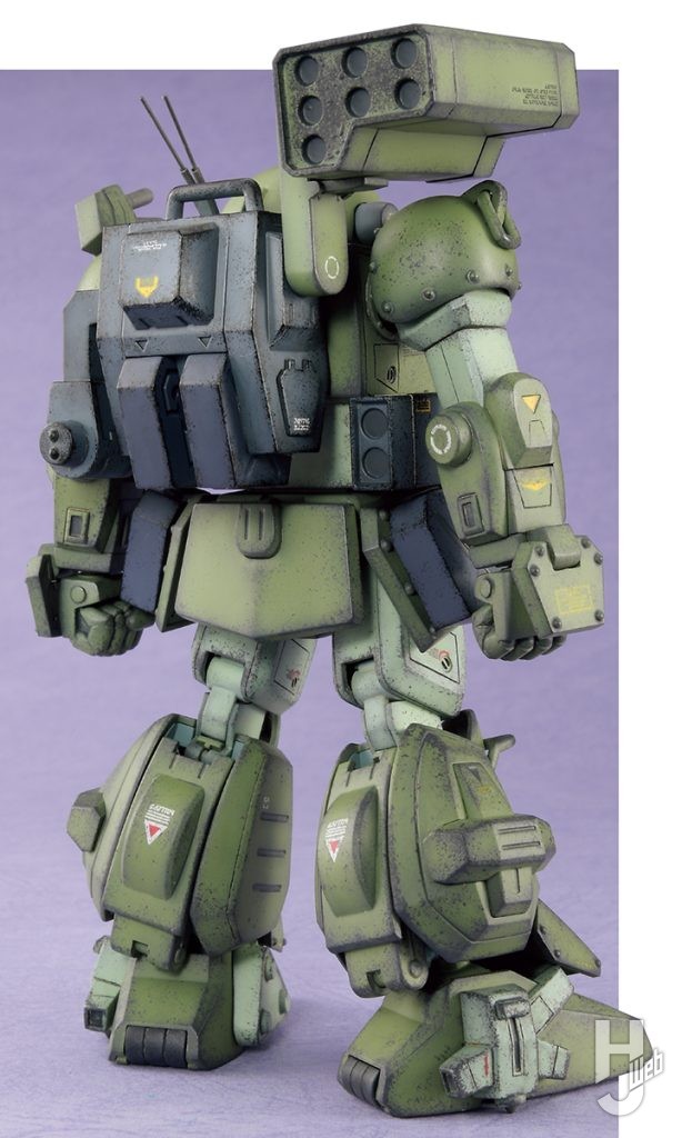 不破優製作「HG スコープドッグターボカスタム」キリコ機背面