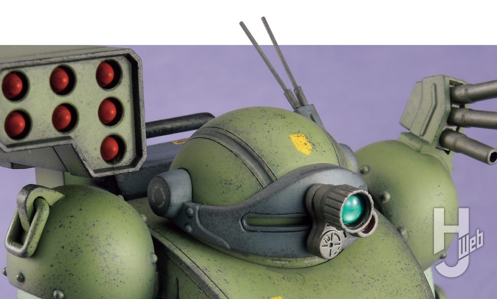 不破優製作「HG スコープドッグターボカスタム」頭部アップ