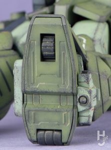 不破優製作「HG スコープドッグターボカスタム」靴裏