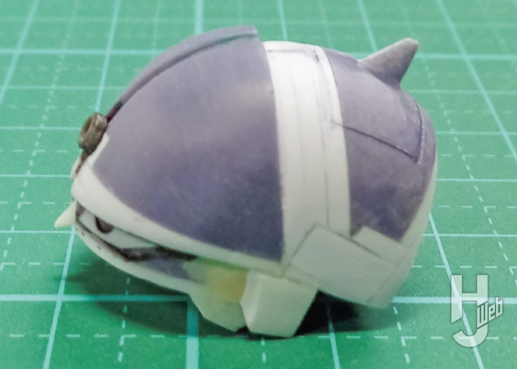 田仲正樹製作「ヘルコプター」頭部製作途中