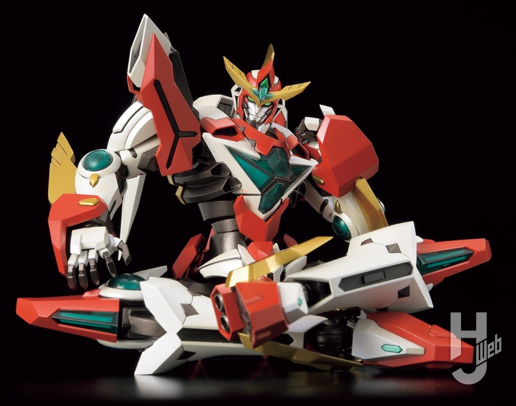 tauyo製作「MODEROID ブレイバーン」胡坐ポーズ