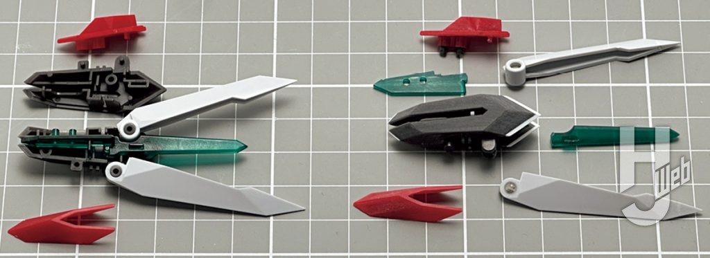 tauyo製作「MODEROID ブレイバーン」スラスター製作途中