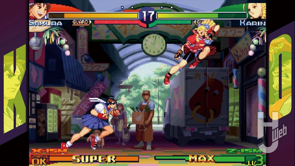 「カプコン-ファイティングコレクション2」収録ストリートファイターZERO3↑