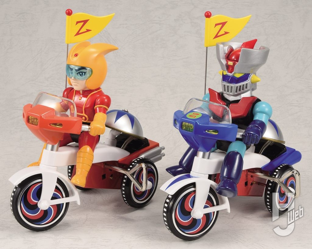 マジンガーZレトロカラーver.と兜甲児レトロカラーverの正面全体画像