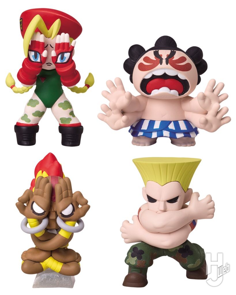 ストリートファイターのカプセルフィギュアの画像