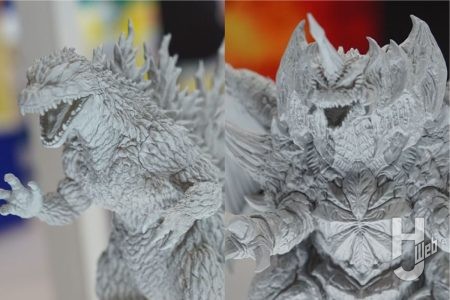 PLAfig.「ゴジラ(1999)」と「デストロイア 完全体」のキット化が発表!完全新規キット2体が展示中!【青島文化教材社/静岡ホビーショー2025】