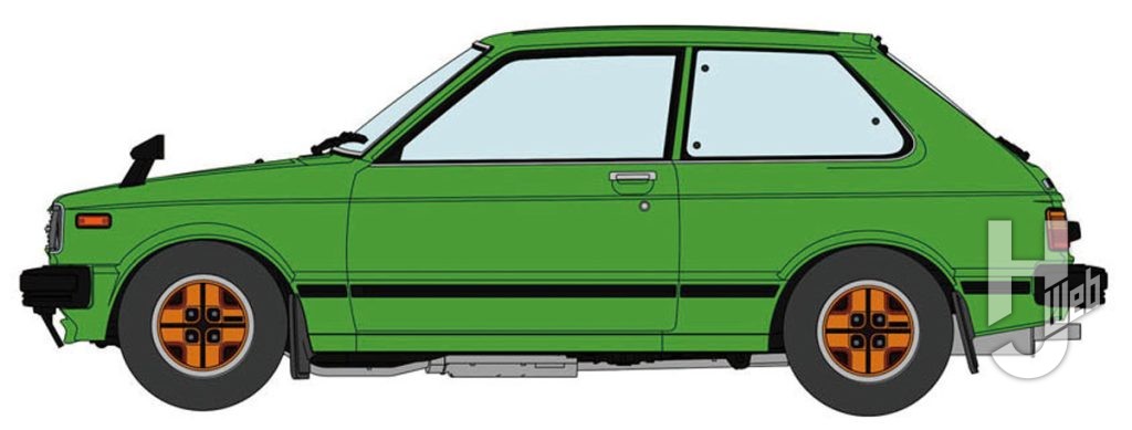 トヨタ スターレット KP61 SE（3ドア）中期型（1980）
