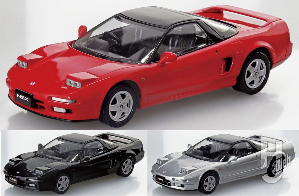 ホンダ NA1 NSX（フォーミュラレッド）、（ベルリナブラック）、（ セブリングシルバー）
