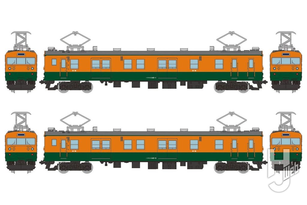 鉄道コレクション 国鉄クモニ143形 2両セット

