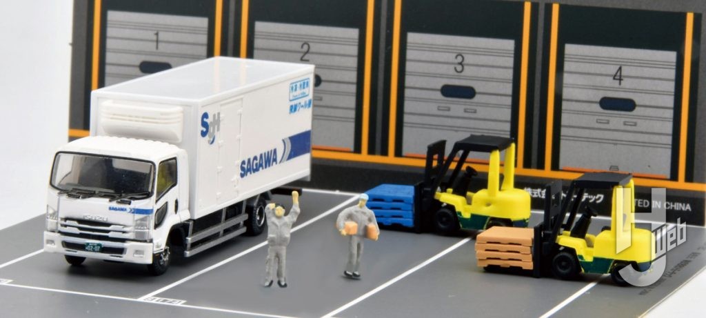 トラックコレクション物流現場トラックセットE 佐川急便
