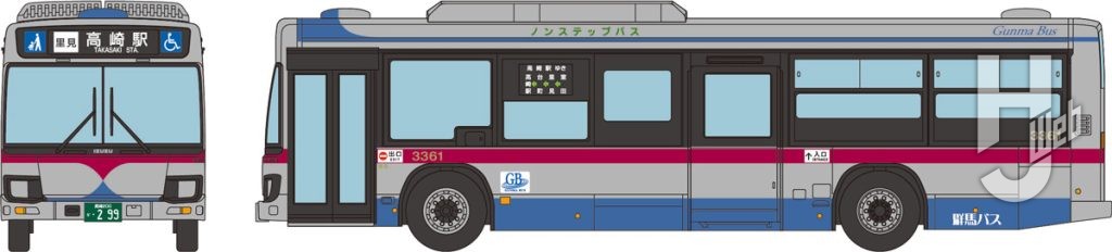 全国バスコレクション〈JB091〉群馬バス