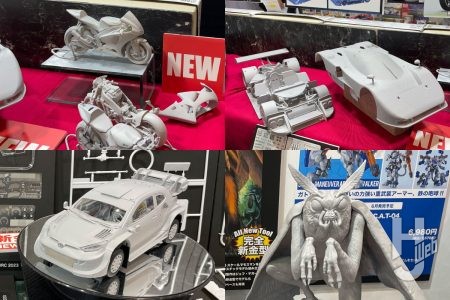 プラッツ「1/12 MAZDA 787B」「1/12 ヤマハYZR-M 2007」が開発進行中!「1/8 モスマン」や「1/24 トヨタ GRヤリス ラリー1 WRC2023」、「1/72 航空自衛隊F-24」などの会場発表商品が多数展示【プラッツ/静岡ホビーショー2025】