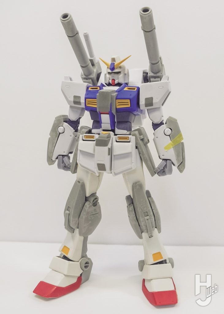 未完成状態のガンダム6号機の製作途中の画像