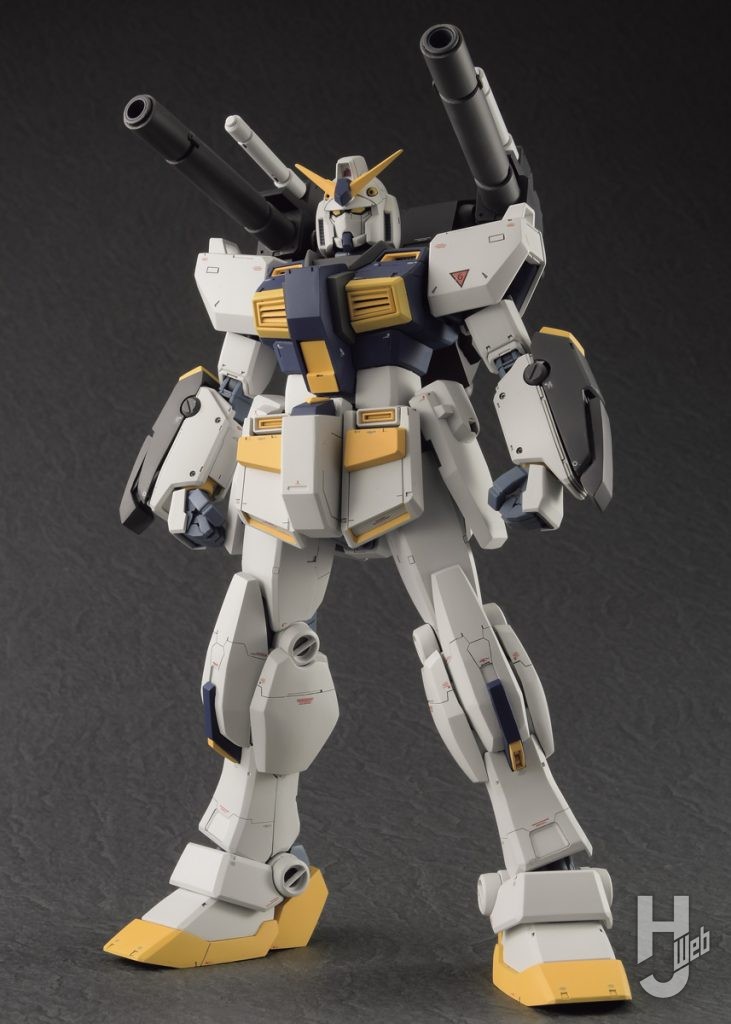 未完成状態のガンダム6号機の正面画像